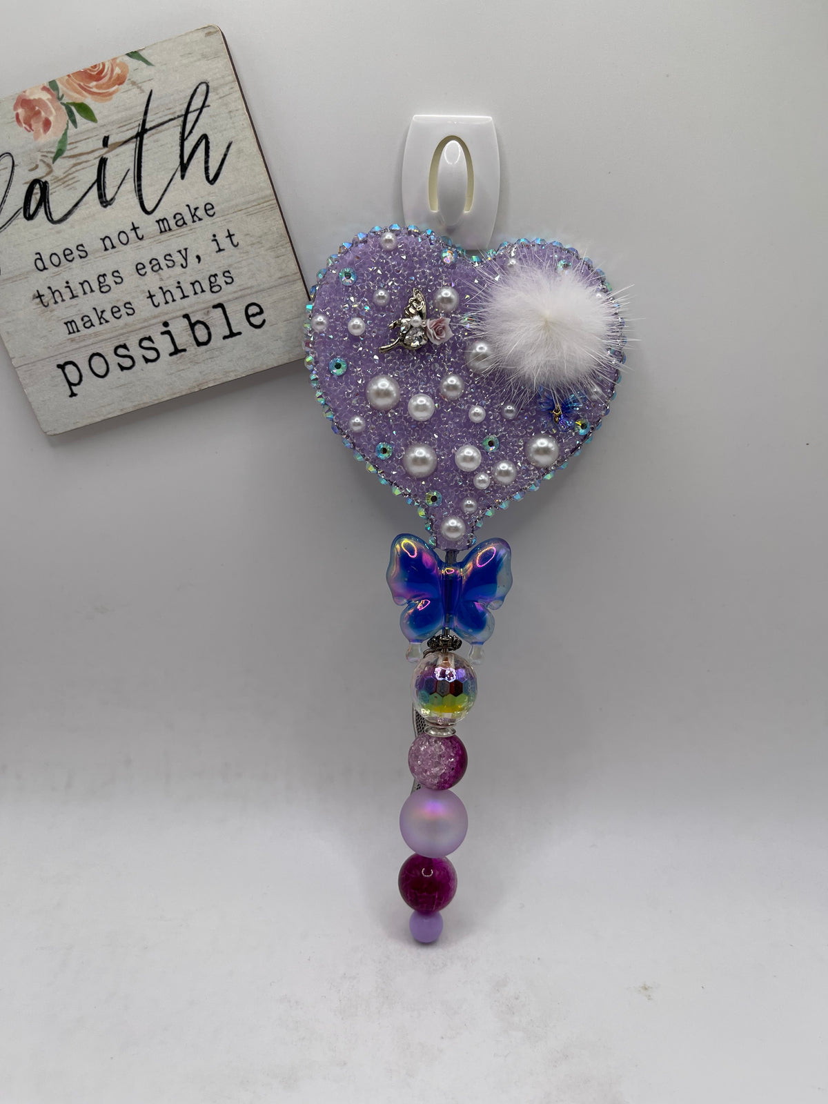 Fancy Beaded Mirror #14