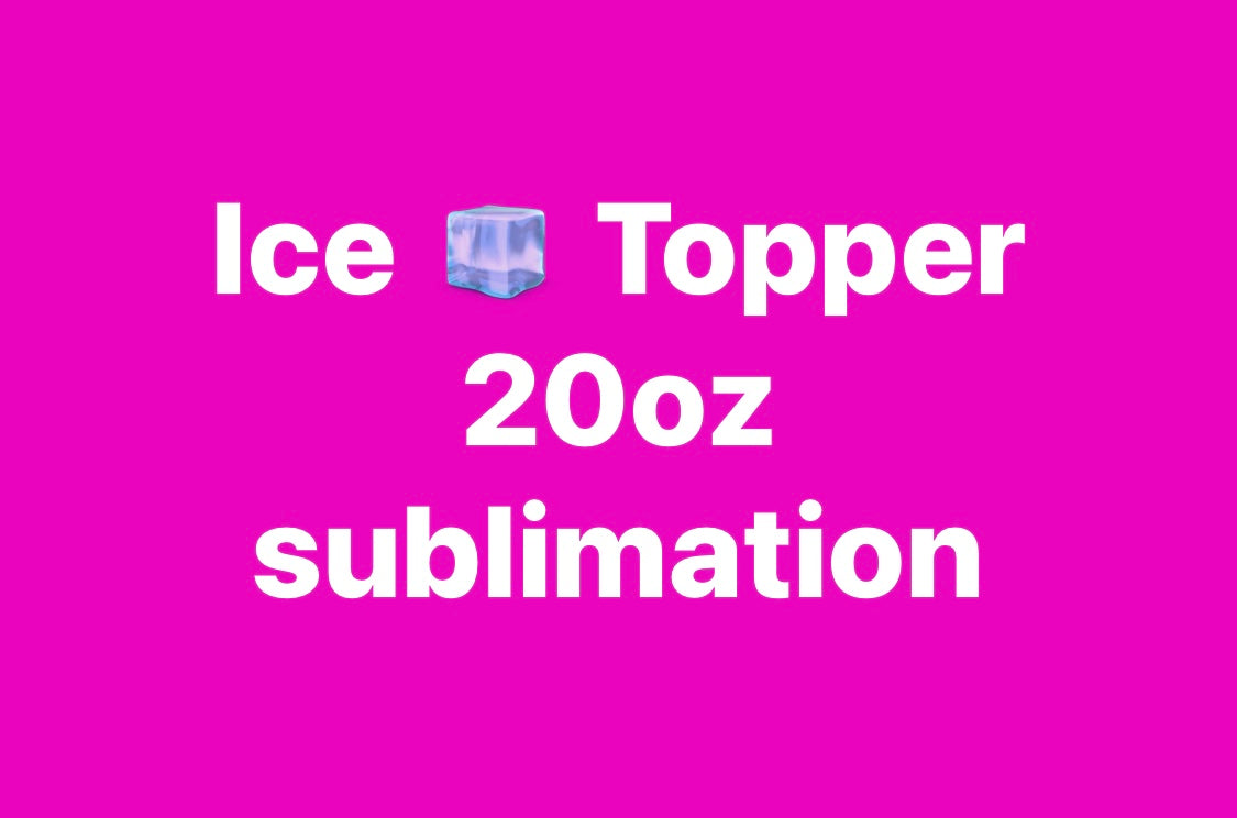 Ice Topper 20oz Tall Skinny