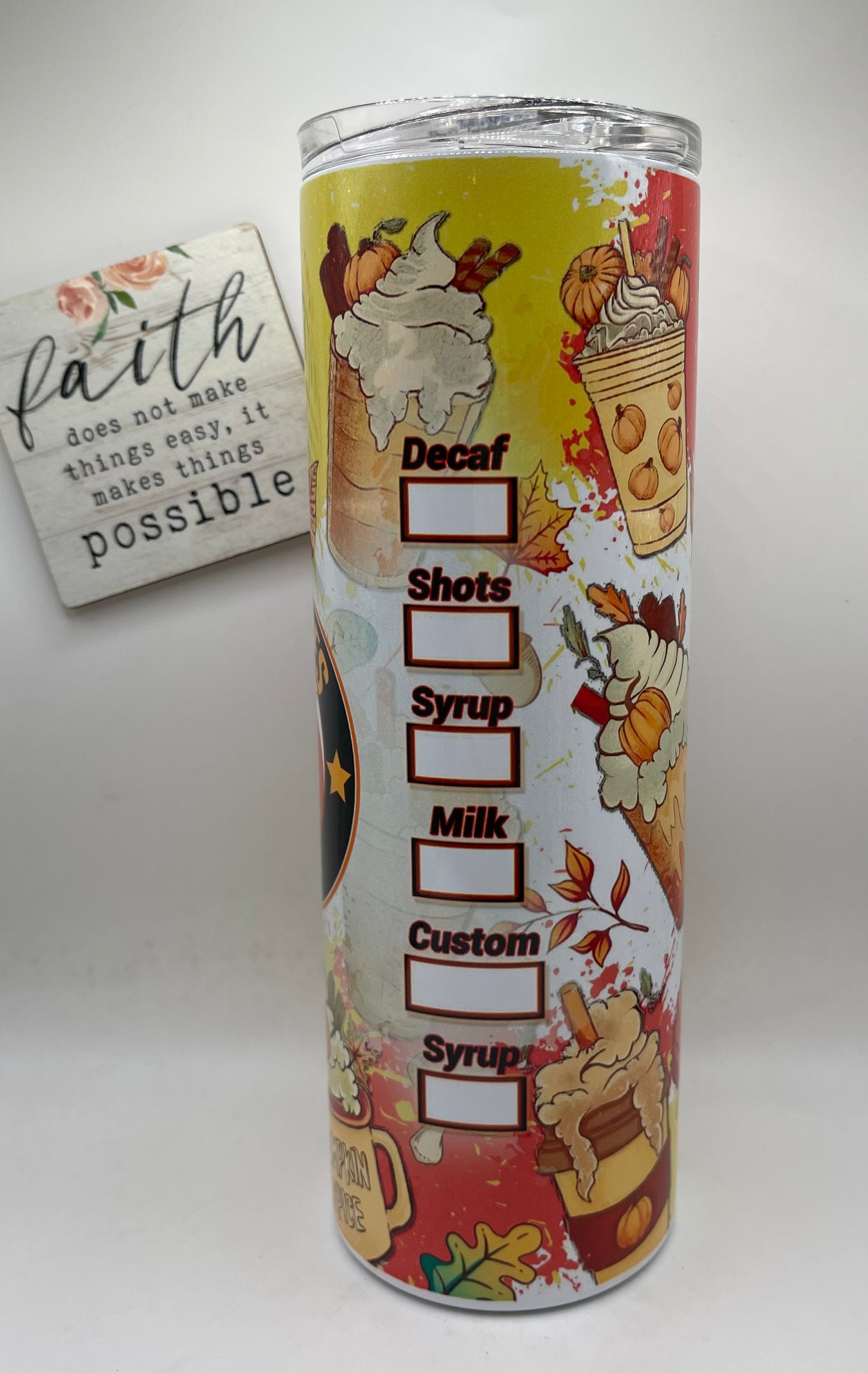 20oz Tall Skinny Fall Vibes Coffee
