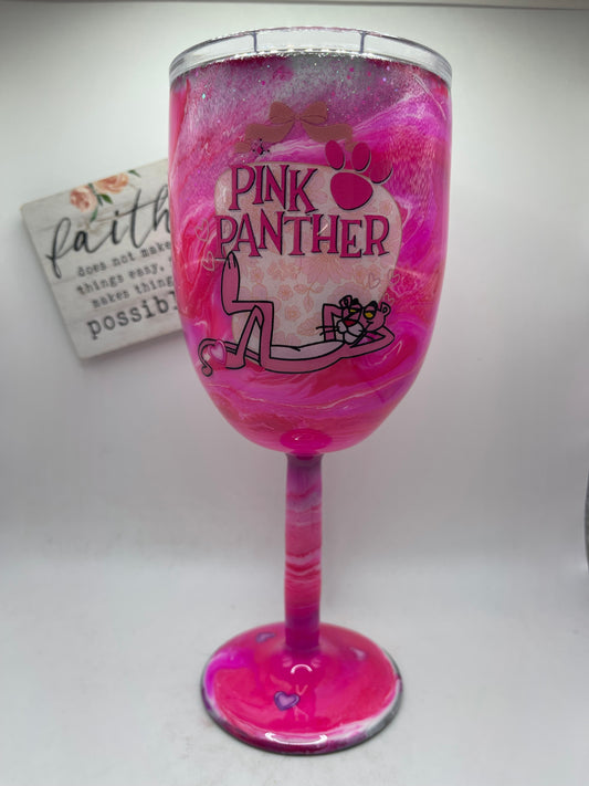 Wine Glass Epoxy Coated #35