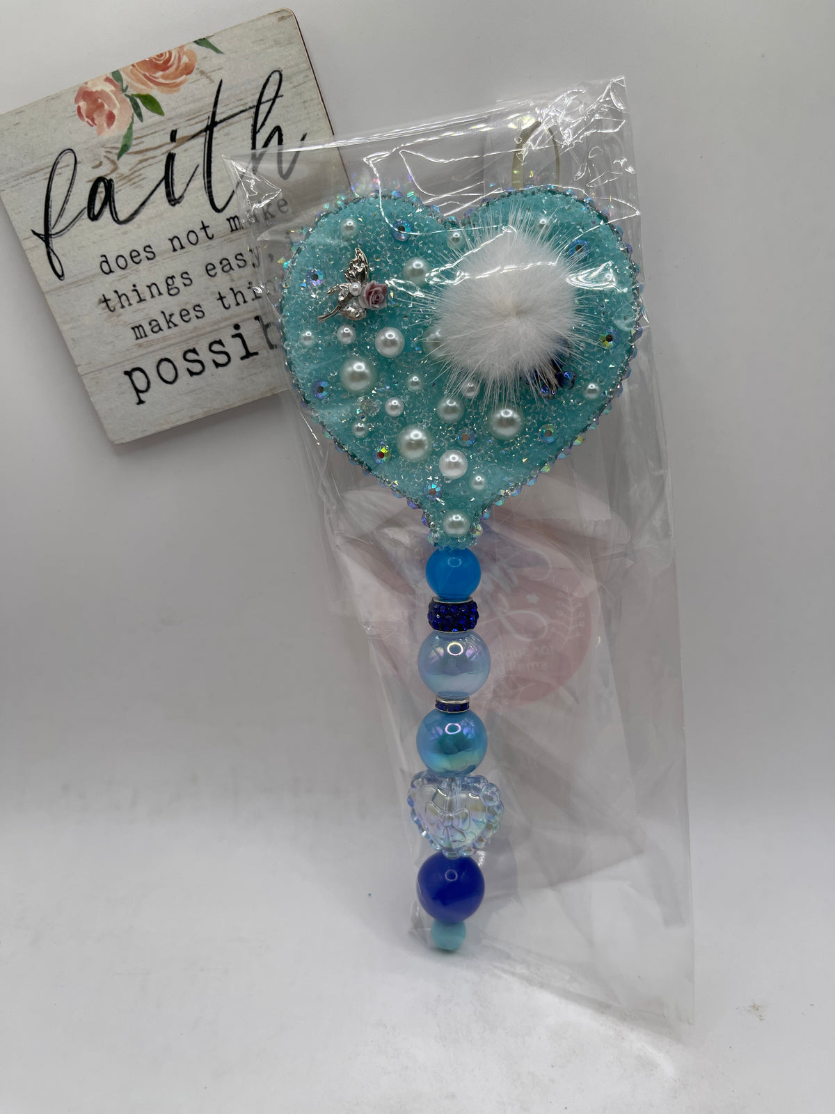 Fancy Beaded Mirror #15