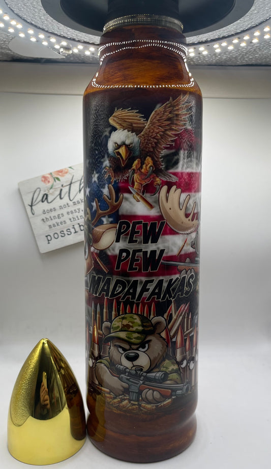32oz. Bullet Thermos Epoxy Coated