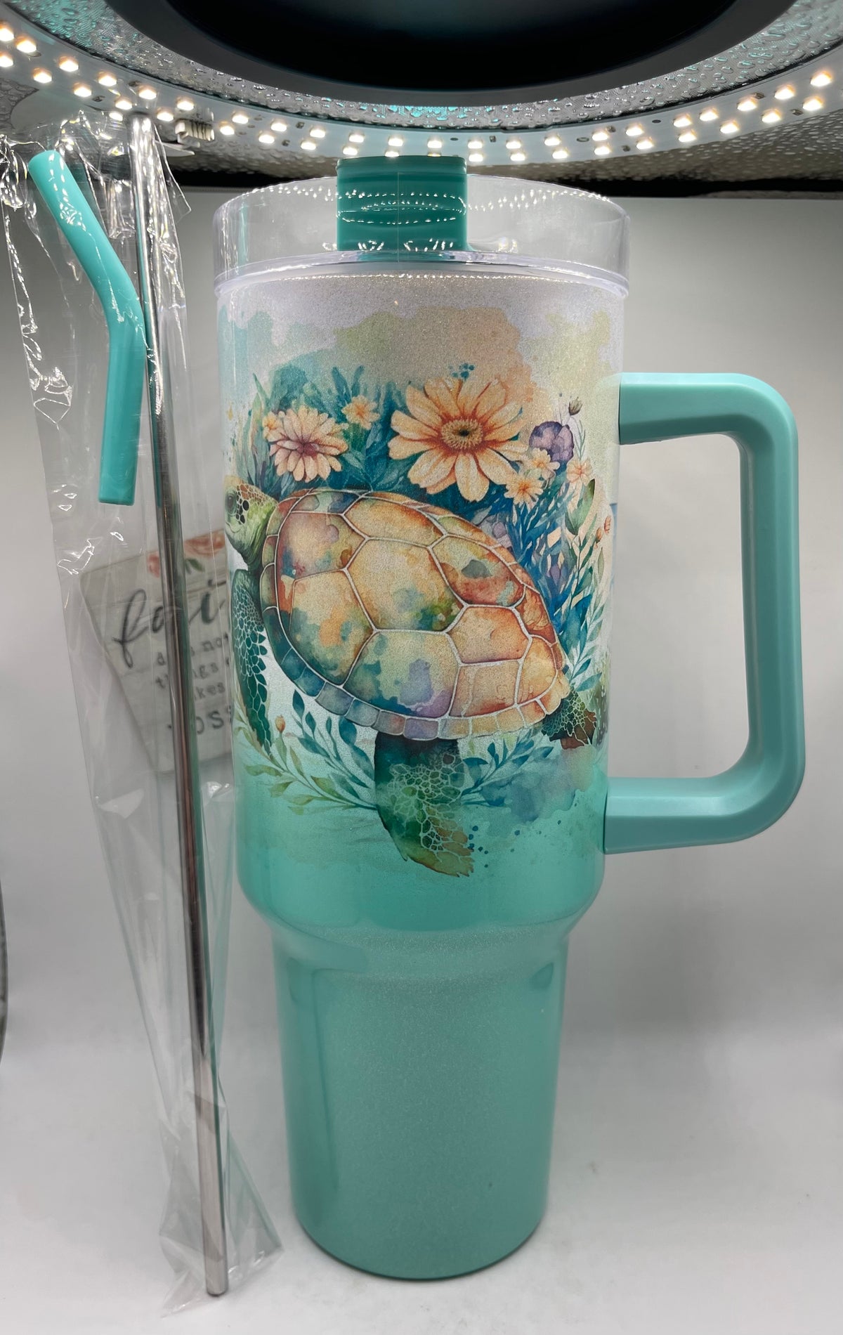 40oz. Tumbler with Handle-Better at the Beach