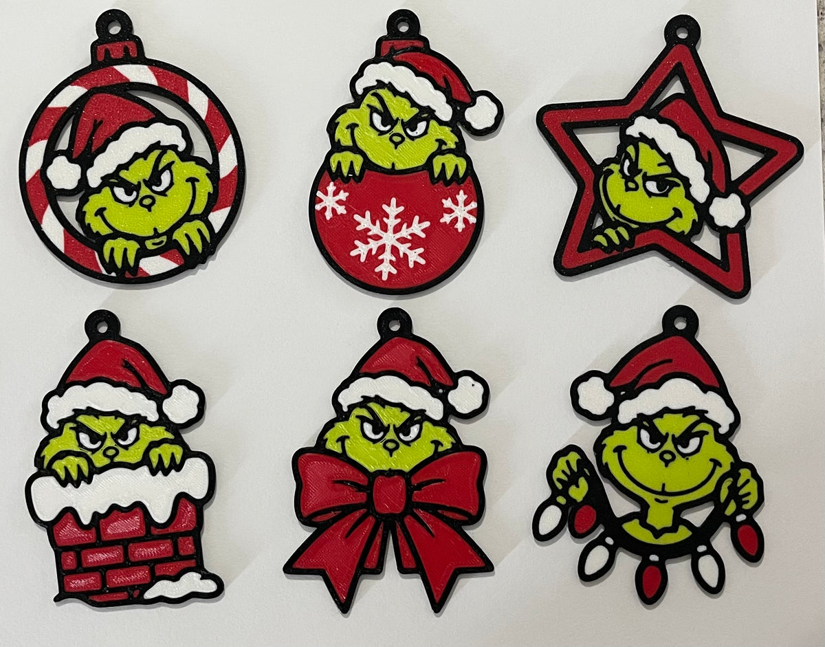 Christmas Ornaments 6pk.